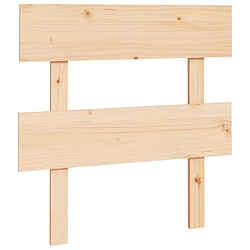 Maison Chic Tête de lit scandinave,Meuble de chambre 78,5x3x81 cm Bois massif de pin -MN11673