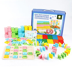 Wewoo 200 PCS Digital Dominoes Enfants Éducation Précoce Intelligence Blocs de Construction JouetsConvient à L'âge 3-7 Ans