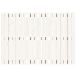 Acheter Maison Chic Tête de lit scandinave pour lit adulte,Meuble de chambre murale Blanc 127,5x3x90 cm Bois massif de pin -MN82782