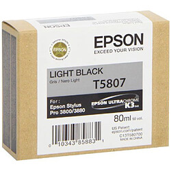 Epson T5807 Cartouche d'encre d'origine 1 x noir clair