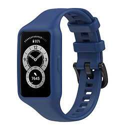 Avizar Bracelet pour Huawei Band 7 / 6 Pro / 6 / Honor Band 6 Silicone Souple Bleu