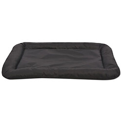 Helloshop26 Matelas lit panier pour chiens animaux de compagnie taille M 55 x 35 cm noir 02_0001600