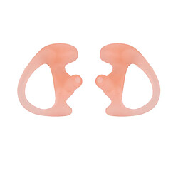 2pcs L + R Open Ear Insert Earmold Pour écouteur De Tube Acoustique - Taille Large