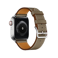 Acheter Wewoo Pour Apple Watch 3/2/1 Generation Cross Band en cuir universel de 38 mm Gris