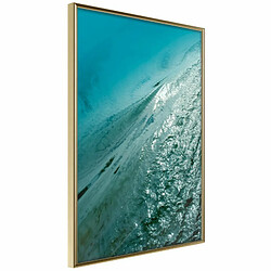 Paris Prix Affiche Murale Encadrée Depth of the Ocean 20 x 30 cm Or