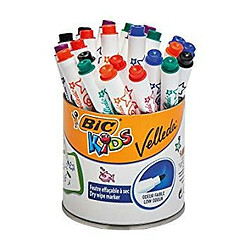 Acheter Ensemble de Marqueurs Bic Kids Mini Velleda 24 Pièces Tableau blanc