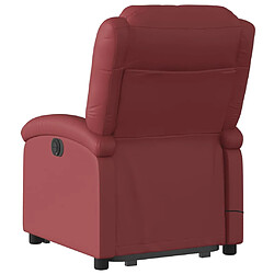 Acheter vidaXL Fauteuil inclinable de massage électrique rouge bordeaux