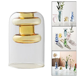 Moderne Bonsaï Fleur Vase Nouveauté Planteur Pot Maison Bureau Chambre Décoration Ambre S pas cher