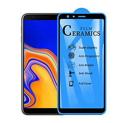 Wewoo Film de verre trempé céramique recouvert de colle pleine 2.5D pour Galaxy J4 Plus / J6 Plus