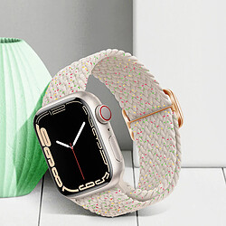 Acheter Avizar Bracelet pour Apple Watch 41mm / 40mm / 38 mm Nylon Tressé beige à motif