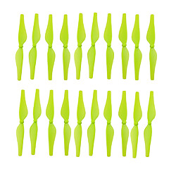 Acheter 20 pièces hélice prop pour dji tello rc drone quadcopter pièces de rechange vert