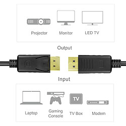 Unitek DisplayPort - DisplayPort 5m noir (Y-C610BK) pas cher