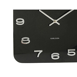 Karlsson Horloge Carrée Vintage Noir