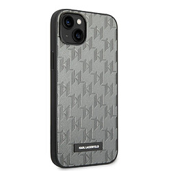 Acheter Karl Lagerfeld Coque arrière rigide pour iPhone 14 Plus - Logo Gris