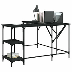 Avis Maison Chic Bureau,Table de travail pour chambre noir 139x139x75 cm bois d'ingénierie -GKD32165