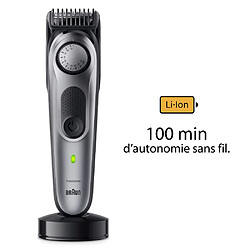 Tondeuse à barbe rechargeable étanche - BT7420 - BRAUN pas cher