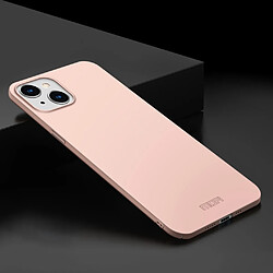 Mofi Coque en TPU surface givrée or rose pour votre Apple iPhone 13 6.1 pouces