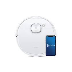 Ecovacs Deebot N8 Pro Care Aspirateur Robot 2.5L 67dB Autonomie Max 110 Min Blanc