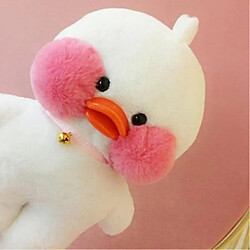 Universal Mini jouet en peluche de canard, mignon animal doux de poupée (blanc1)