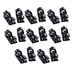 Serre-câble Auto-collant Pour Cravate GPS Pour Voiture, Appareil Photo GPS 16Pcs, Noir