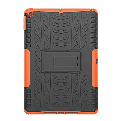 Acheter Coque en TPU hybride antidérapant avec béquille orange pour votre Apple iPad 10.2 (2019)