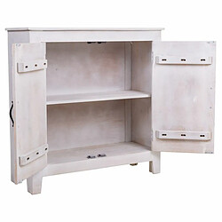 Avis Console Alexandra House Living Blanc Bois de manguier 33 x 90 x 90 cm