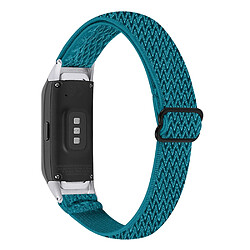 Bracelet en nylon tressée réglable azurite pour votre Samsung Galaxy Fit R375