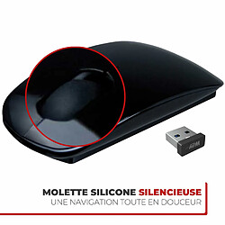 APM Souris Sans fil - Optique - Mac / PC - Noir