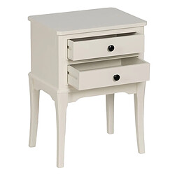 Acheter BigBuy Home Table de Nuit Blanc Bois de pin Bois MDF 43 X 33 X 60 CM