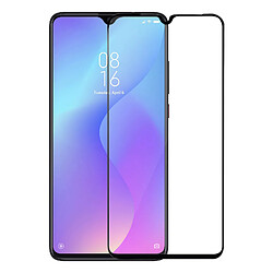 Avizar Film Écran Xiaomi Mi 9 Lite Verre Trempé 9H Anti traces Transparent Contour noir