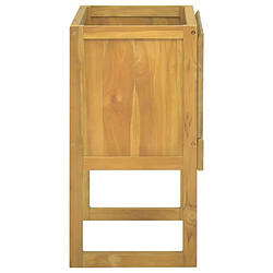 Acheter Maison Chic Armoire de salle de bain,Meuble de rangement,Meuble haut 60x45x75 cm Bois de teck solide -GKD192366