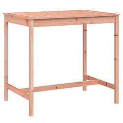 Maison Chic Table de jardin | Table d'extérieur 121x82,5x110 cm bois massif de douglas -GKD34862