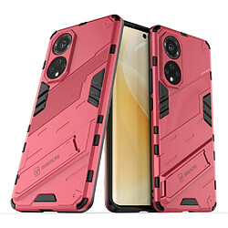 Coque en TPU anti-rayures avec béquille rose pour votre Huawei nova 9/Honor 50