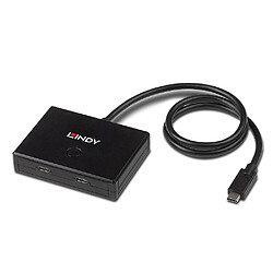 Lindy 43329 hub & concentrateur USB 3.2 Gen 1 (3.1 Gen 1) Type-C 5000 Mbit/s Noir