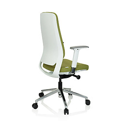 Acheter Chaise de bureau / chaise pivotante CHIARO T4 WHITE tissu vert hjh OFFICE