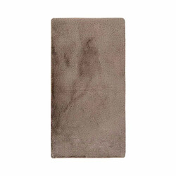 Paris Prix Tapis de Bain Fait à la Main Rabbit Beige Foncé 50 x 90 cm