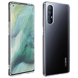 Avizar Coque Oppo Find X2 Neo Souple et Film Verre Trempé Dureté 9H Contour noir