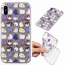 Wewoo Coque Fashion Étui de protection en TPU peint pour Huawei P30 Pro motif mini-chat