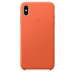 Apple Coque Leather pour iPhone Xs Max - Sunset