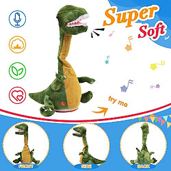 Danser Dinosaur Toy répète ce que vous dites Parler T-rex Toy Wriggle Chant Mimicking Twisting Interactif Animé Toy Speaking Peluche Gift For Kids B