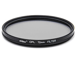 Filtre CPL-Pol universel vhbw72mm pour Canon Casio Pentax Olympus Panasonic Sony Nikon Ricoh Sigma Tamron Samsung Fujifilm Agfa Minolta Kodak.