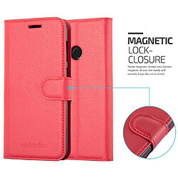 Cadorabo Coque Huawei Enjoy 7 Etui en Rouge pas cher