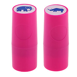 2 pièces colorfast empreinte de marqueur de golf empreinte marqueur éléphant + rhinocéros