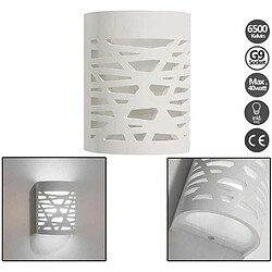 Avis Goeco Applique Murale LED 5W Lumière Blanche Applique Intérieure Moderne Lampe Murale en Plâtre pour Salle de Bain Salon Chambre Escalier Couloir Lumière Blanche Chaude 3000K