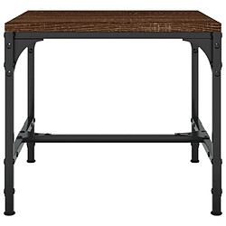 Acheter Maison Chic Table d'appoint | Table Basse Chêne marron 40x40x35 cm Bois d'ingénierie -GKD63621