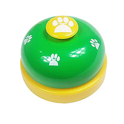 Universal Entraîneur Bell pour animaux de compagnie créatifs, cloche jouet pour chiens et chats (vert + jaune)