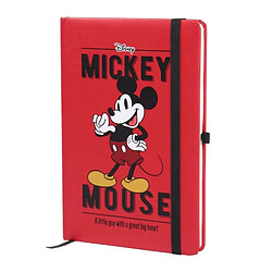 Carnet de Notes Mickey Mouse Rouge A5