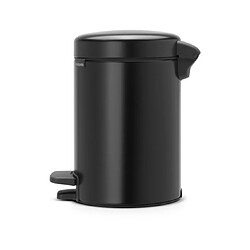 Brabantia Poubelle à pédale NewIcon Poubelle à Pédale, 3L - Matt Black