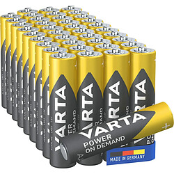 Batteries varta puissance sur demande aaa (rénové a)