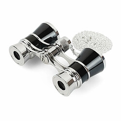 YUANFU Jumelles Opera House Mini télescope 3X25 avec collier Concert pour femmes (noir)